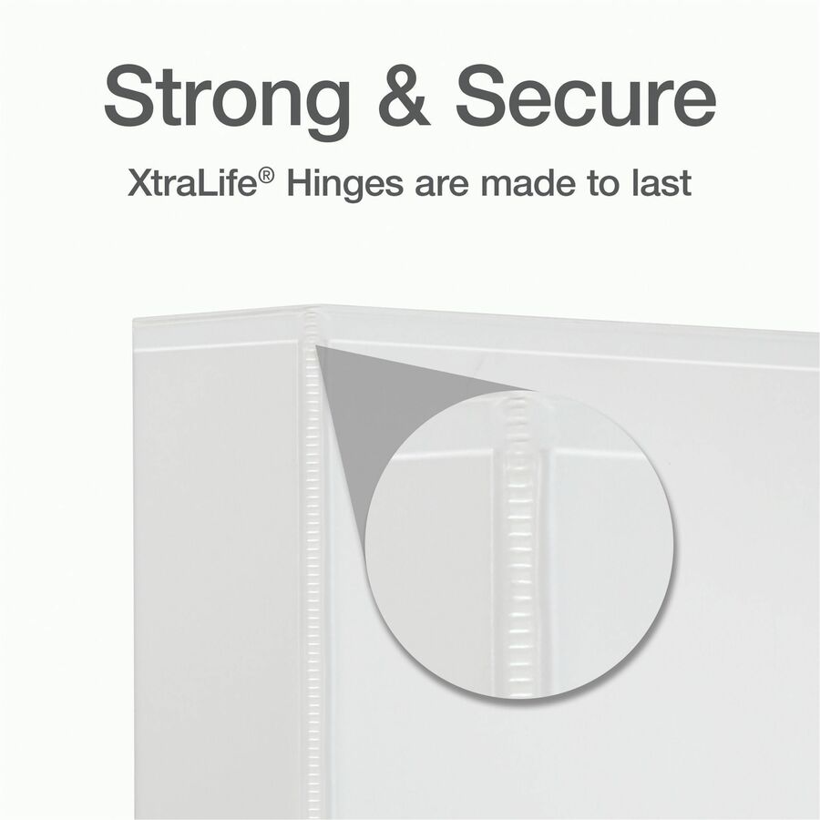 Cardinal&reg; Xtralife ClearVue Locking Slant-D Binder (Model 5)