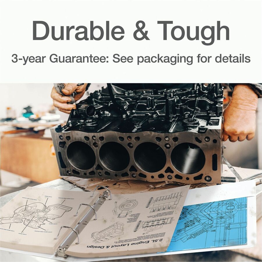 Cardinal&reg; Xtralife ClearVue Locking Slant-D Binder (Model 5)