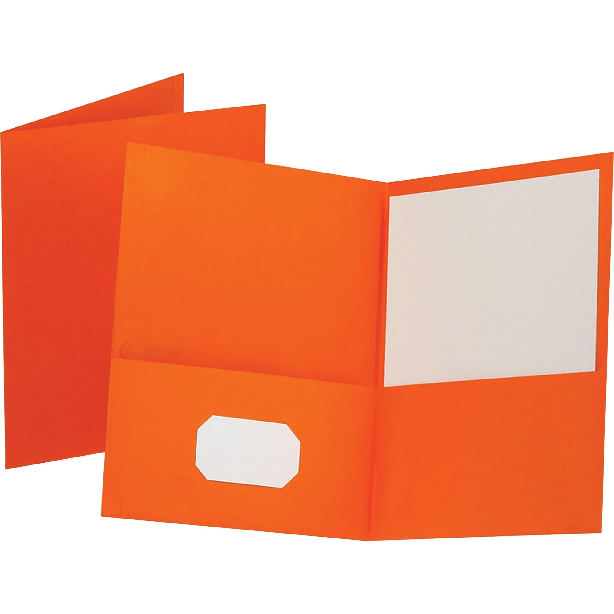 Oxford Recycled Twin Pocket Portfolio Orange