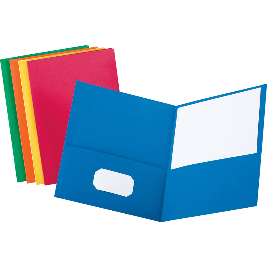 Oxford Twin Pocket Folder – Letter Size, Box of 25