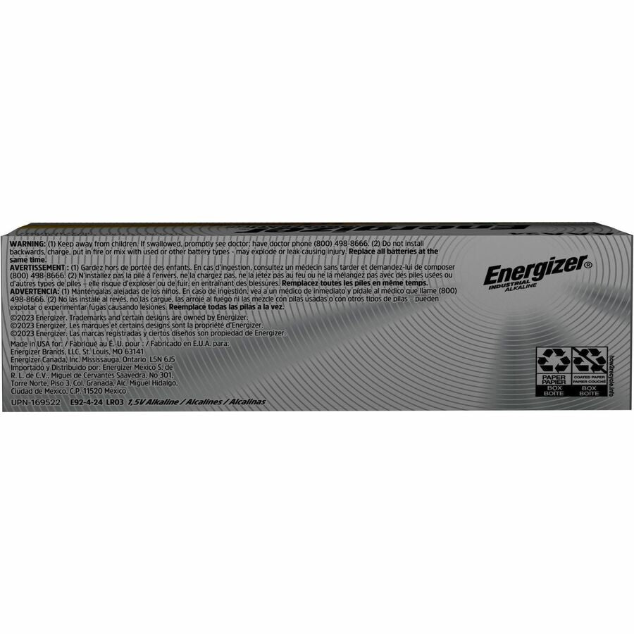 Energizer Industrial Battery - EVEEN95