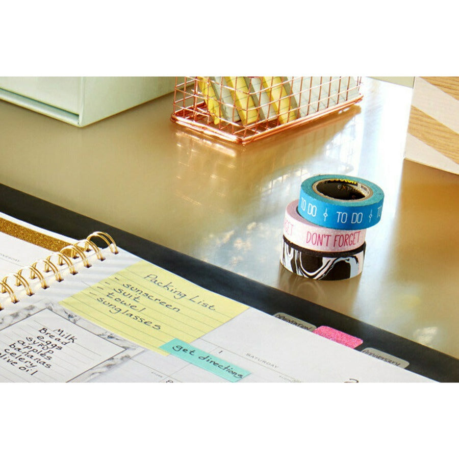 Post-it&reg; Lined Notes - Canary Yellow, 1 Pad