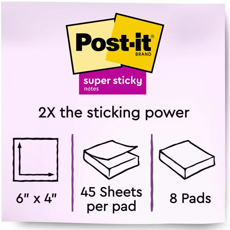 Post-it® Super Stick Notes - Energy Boost Color Collection