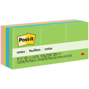 Blocs-notes originaux Post-it® – Collection de couleurs Floral Fantasy (Modèle 2)