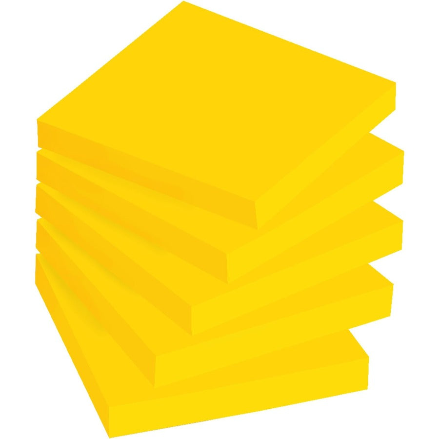 Post-it&reg; Super Sticky Note - Canary Yellow, 3-Pack