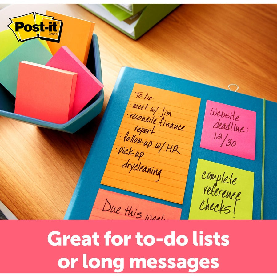 Post-it&reg; Lined Notes - Poptimistic Color Collection (Model 2)