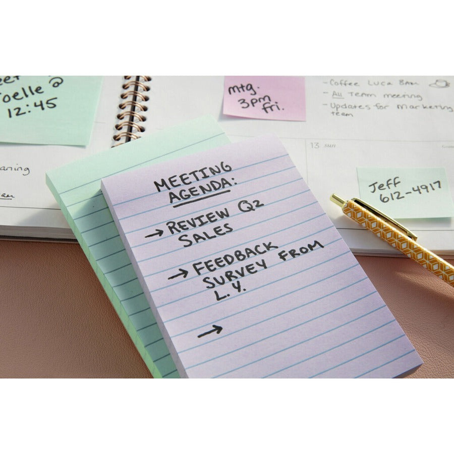 Post-it® Greener Lined Notes - Sweet Sprinkles Color Collection