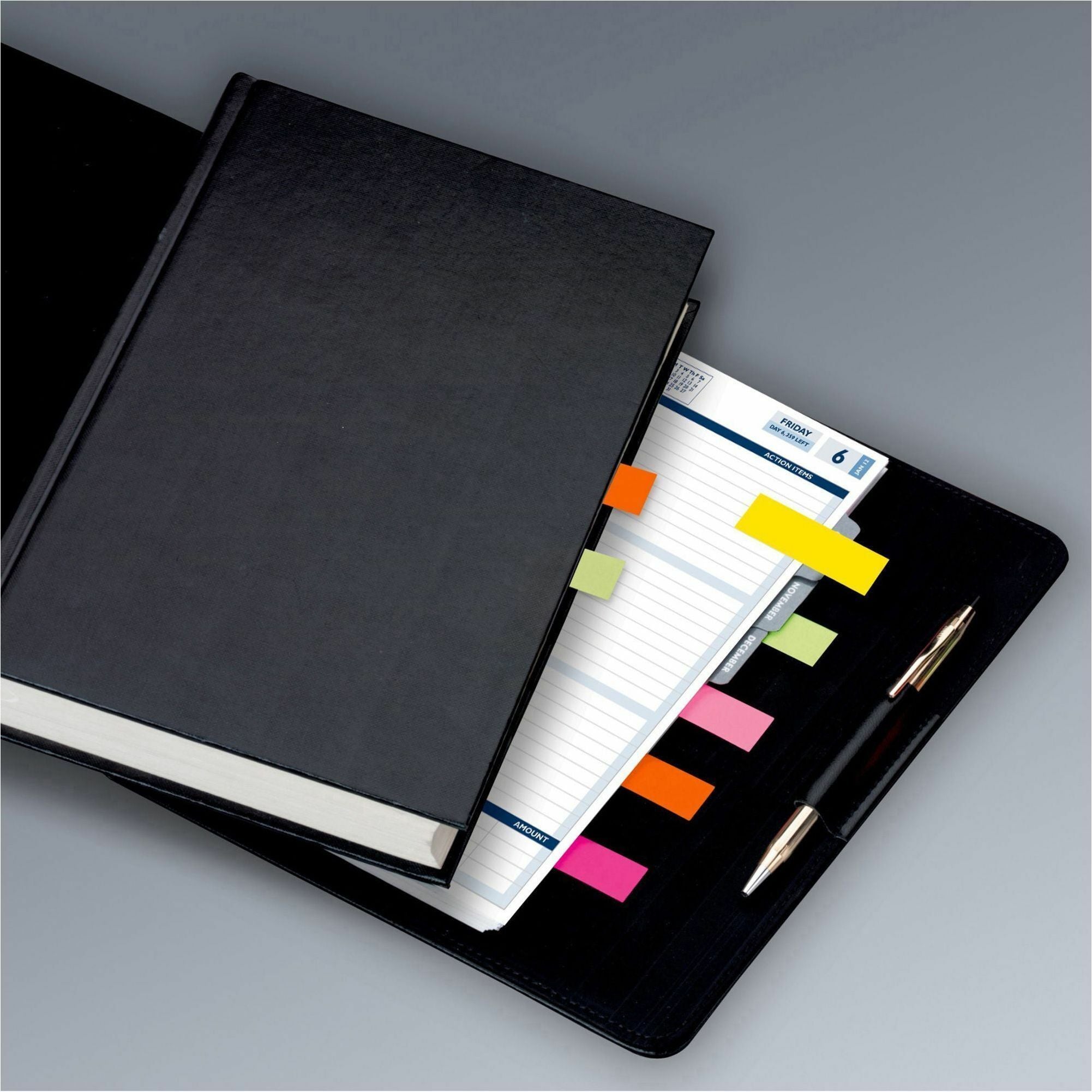 Post-it® Page Markers, Assorted Colours, 4 Pads (671-4AU)