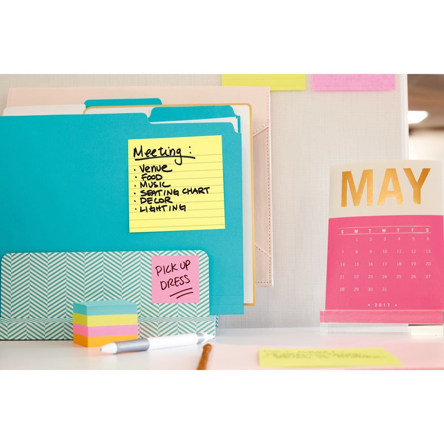 Post-it&reg; Lined Notes - Canary Yellow, 1 Pad