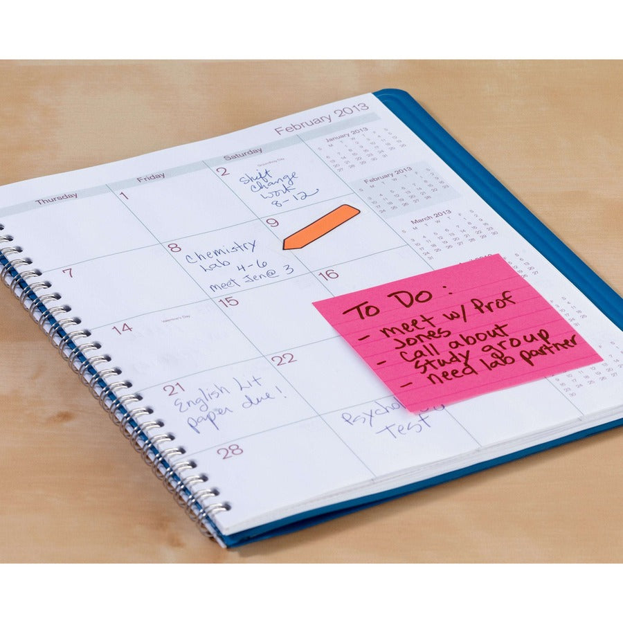 Post-it® Arrow Flags in On-the-Go Dispenser - Bright Colors