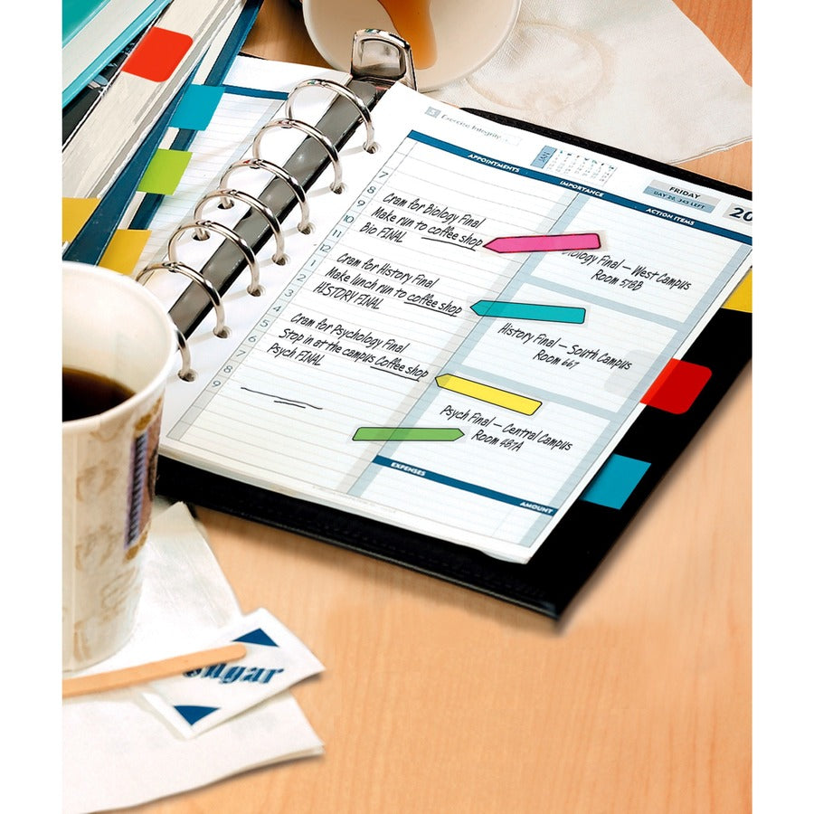 Post-it® Arrow Flags in On-the-Go Dispenser - Bright Colors