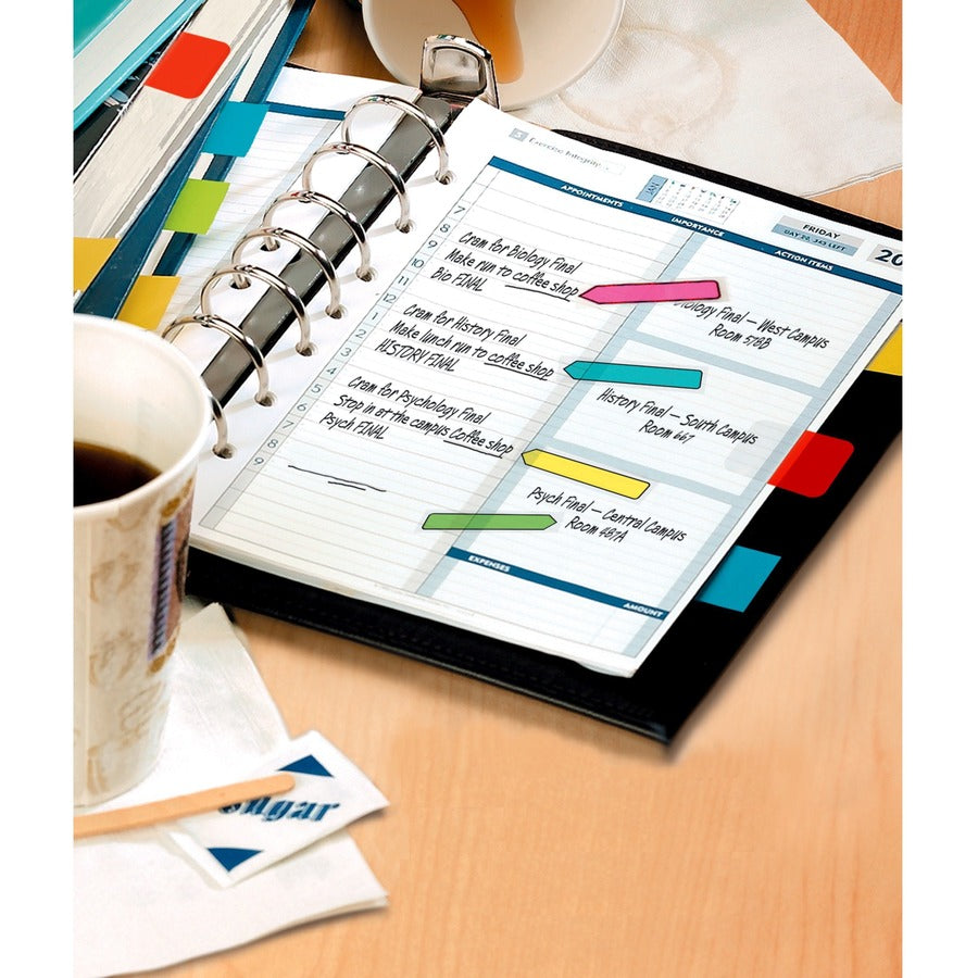Post-it® Arrow Flags in On-the-Go Dispenser - Bright Colors