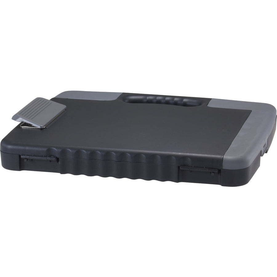 Officemate Portable Clipboard Storage Case — Charcoal