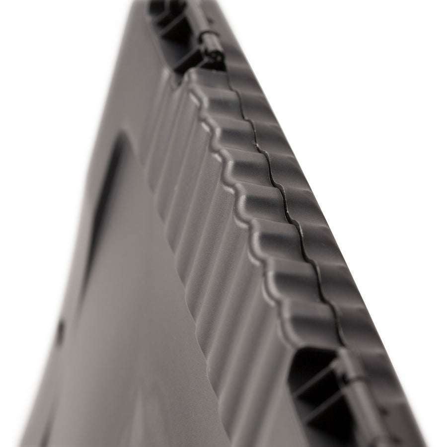 Officemate Slim Clipboard Storage Box — Charcoal