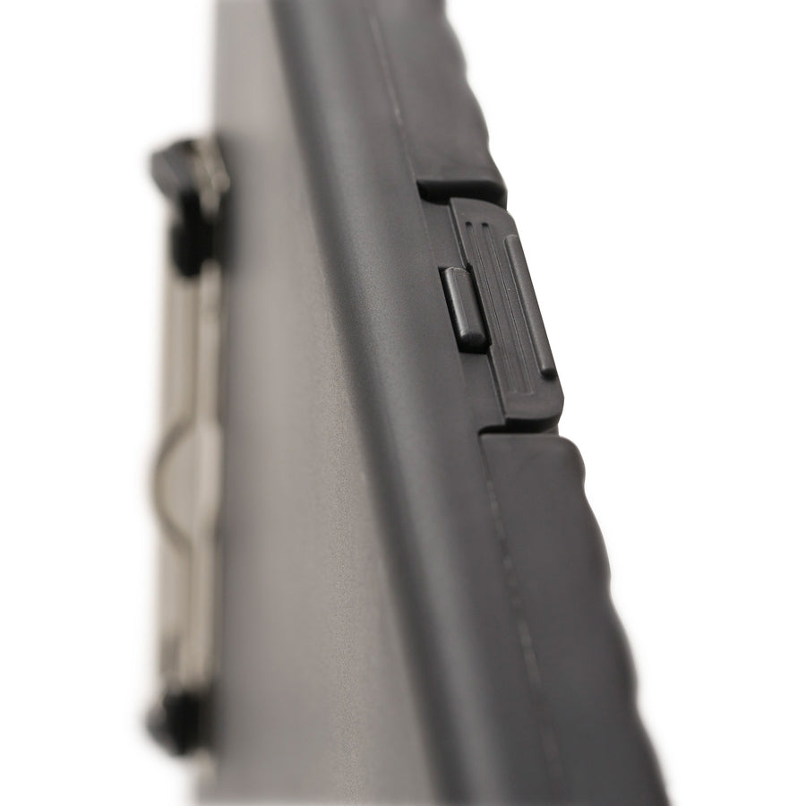 Officemate Slim Clipboard Storage Box — Charcoal