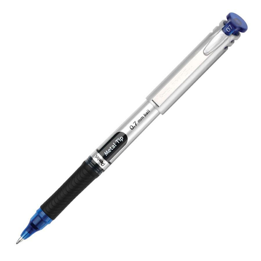 Pentel EnerGel Metal Tip Gel Pen - Blue, 0.7mm