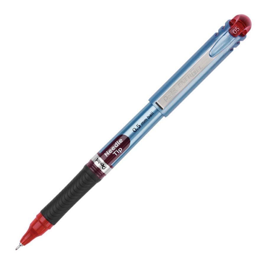 Pentel Energel 0.5 Liquid Gel Roller Pen Red
