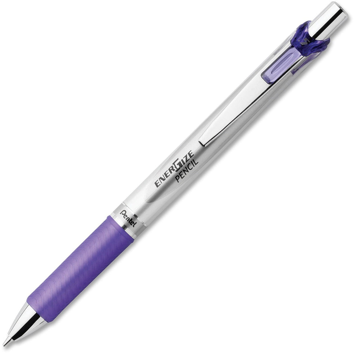 Pentel EnerGize retractable mechanical pencil, 0.5 mm, violet barrel