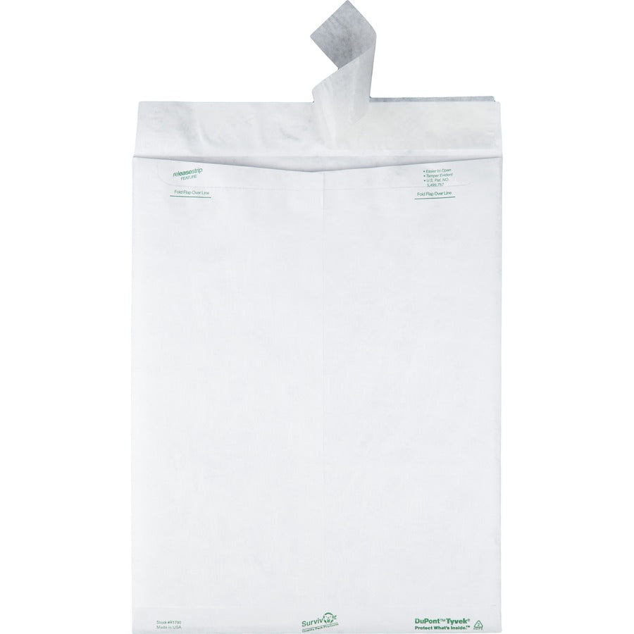 Survivor DuPont Tyvek Catalog Mailers — 12" x 15-1/2", Box of 100, White