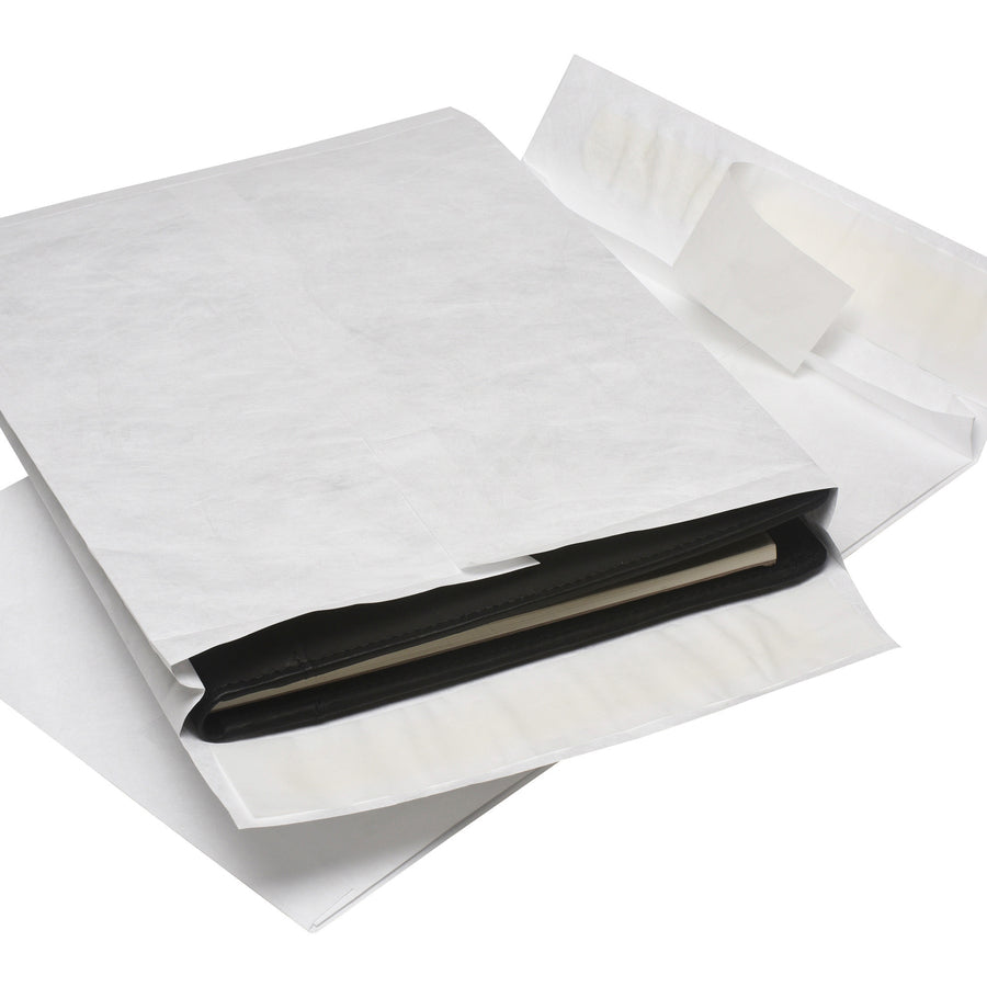 Survivor DuPont Tyvek Expansion Mailers — 10" x 13" x 1-1/2", Box of 100, White