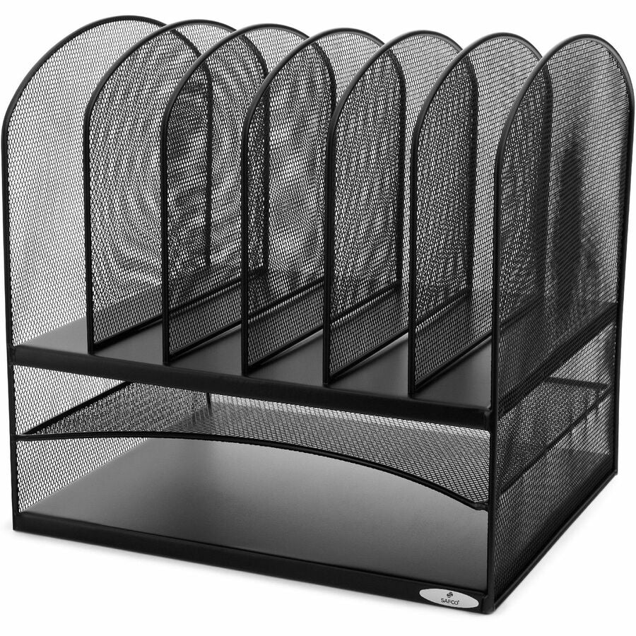 Safco Onyx 2 Horizontal/6 Upright Desk Organizer