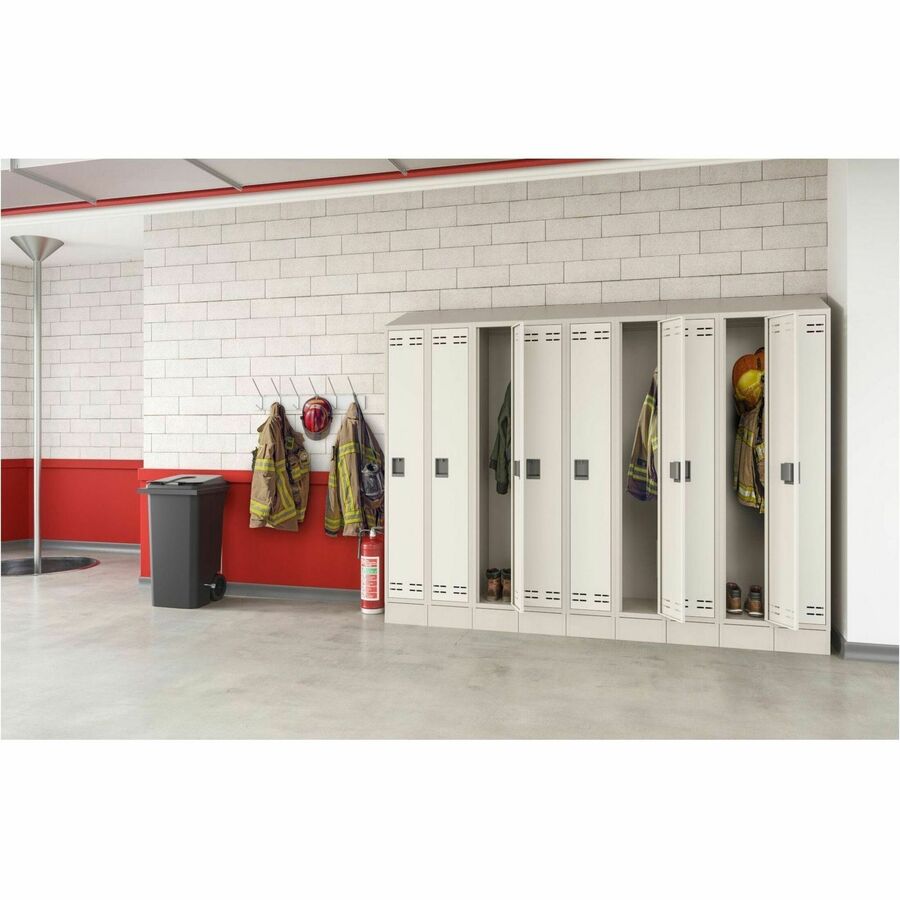 Safco 6-Hook Contemporary Steel Coat Hooks