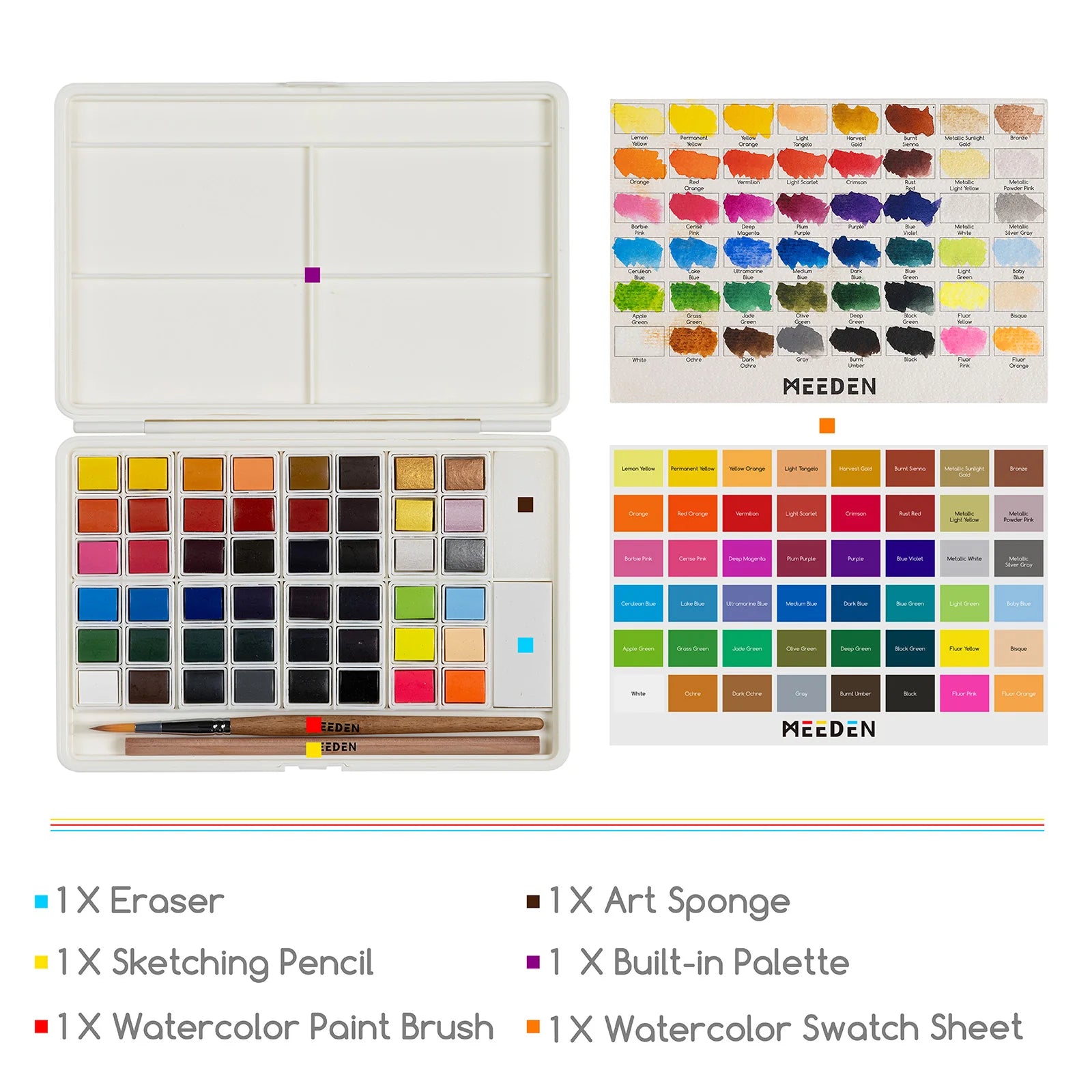 Watercolour Travel 48-set