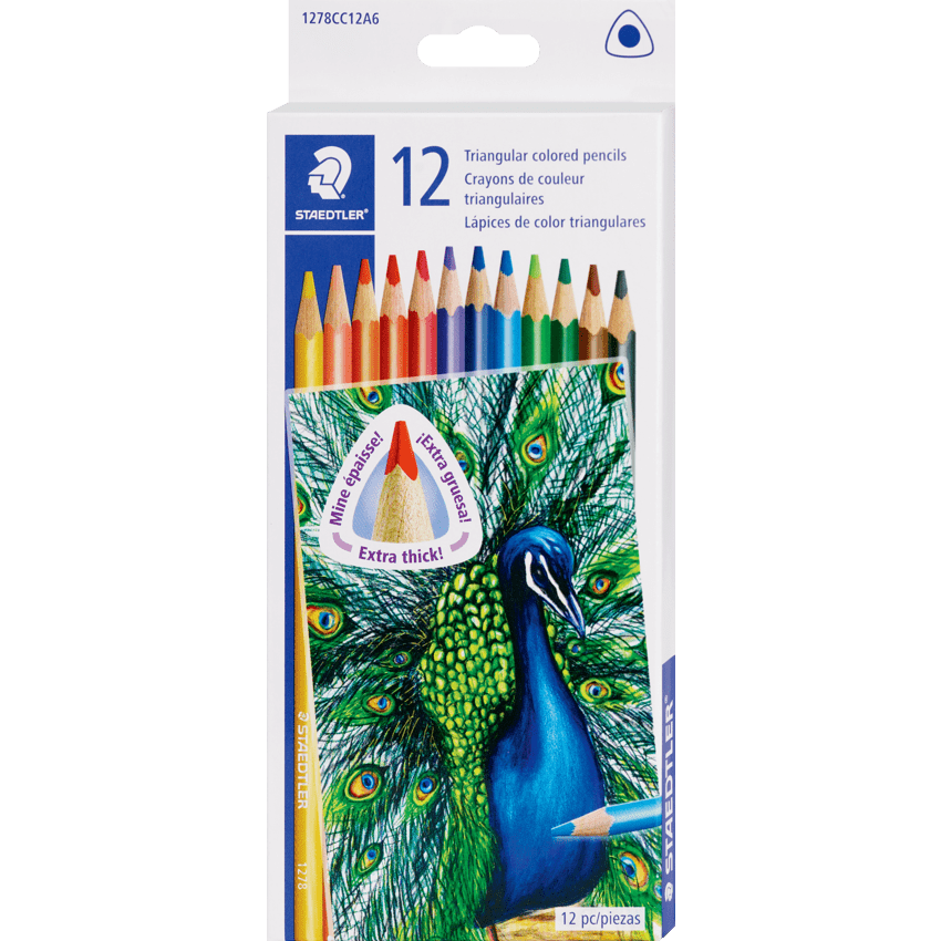 Triangular Coloured Pencil Sets