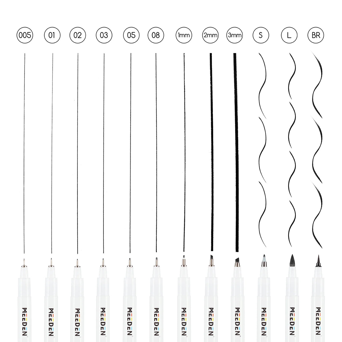 Meeden Micro Fineliner Drawing Pens