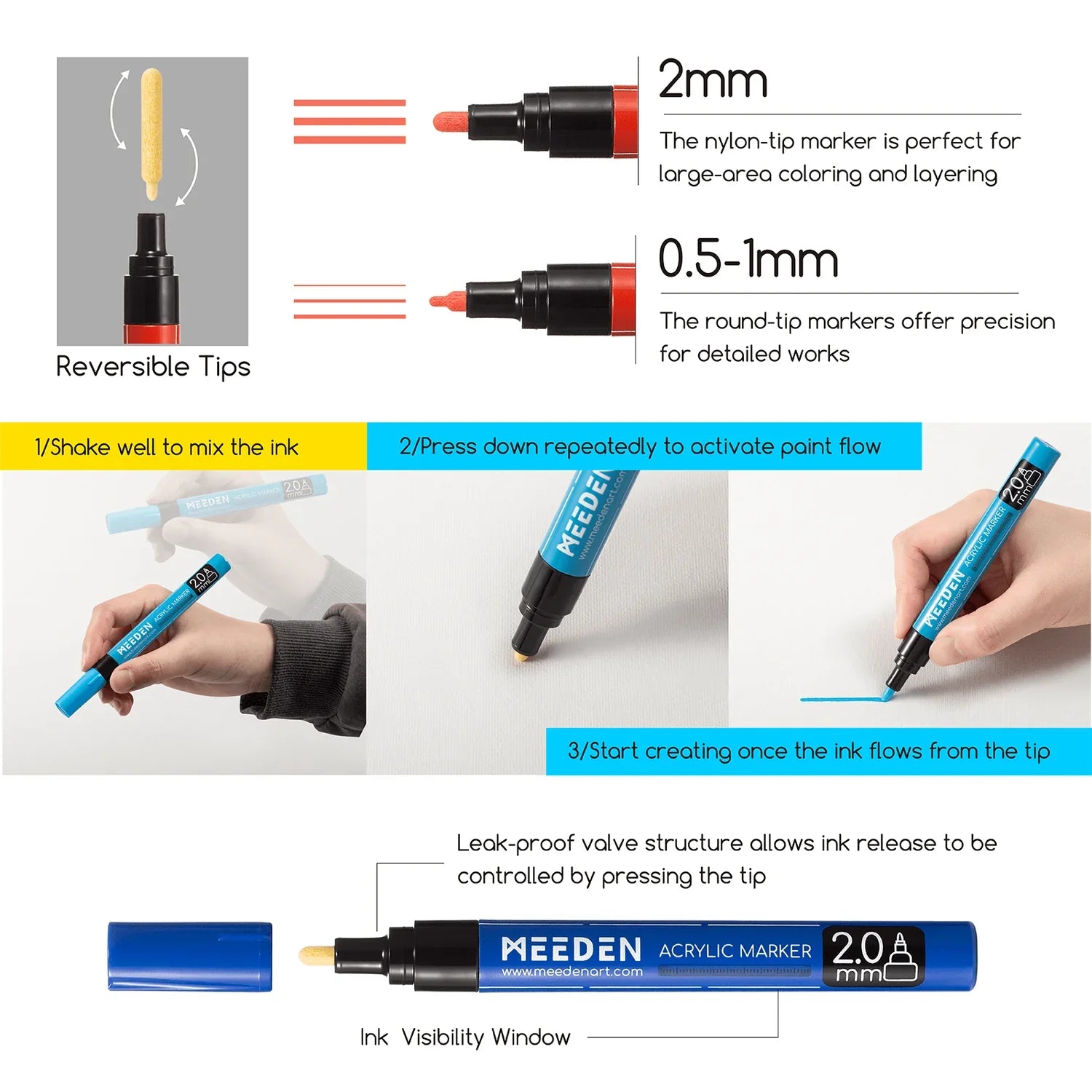 Acrylic Marker Sets