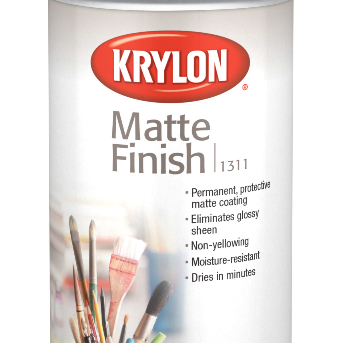 Krylon Matte Finish clear spray can