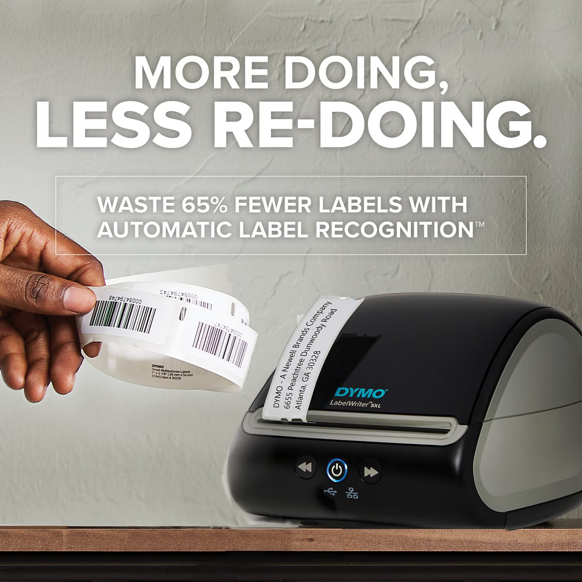 DYMO LabelWriter 5XL Label Printer, 4 x 6 in Shipping Labels, USB & Ethernet