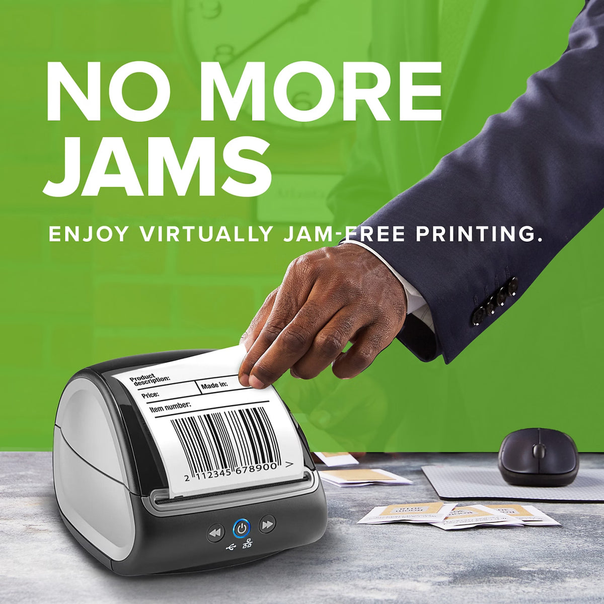 DYMO LabelWriter 5XL Label Printer, 4 x 6 in Shipping Labels, USB & Ethernet