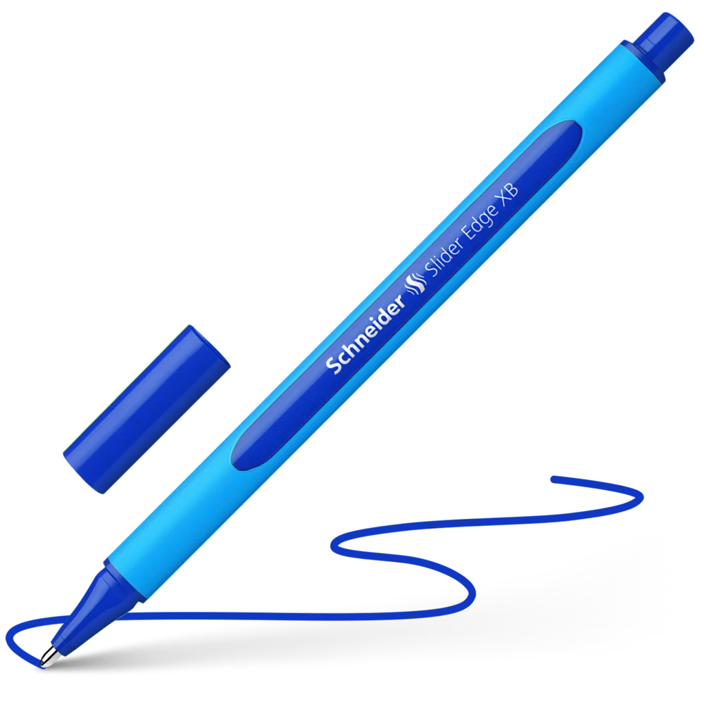 Schneider Slider Edge Ballpoint Pen, Extra Broad, Blue