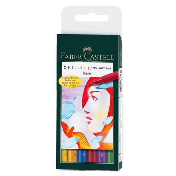 Faber Castell PITT Artist Coloured Ink PENTEL STATIONARY CANADA LTD Sets