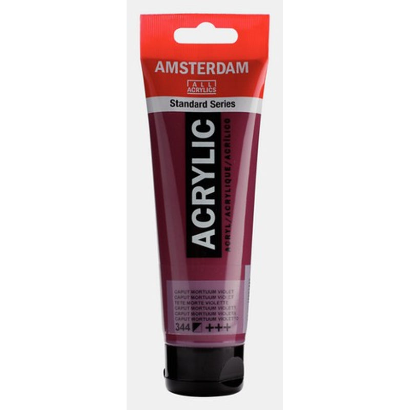 Amsterdam Standard Series acrylic paint – Caput Mortuum Violet 344, 120 ml tube