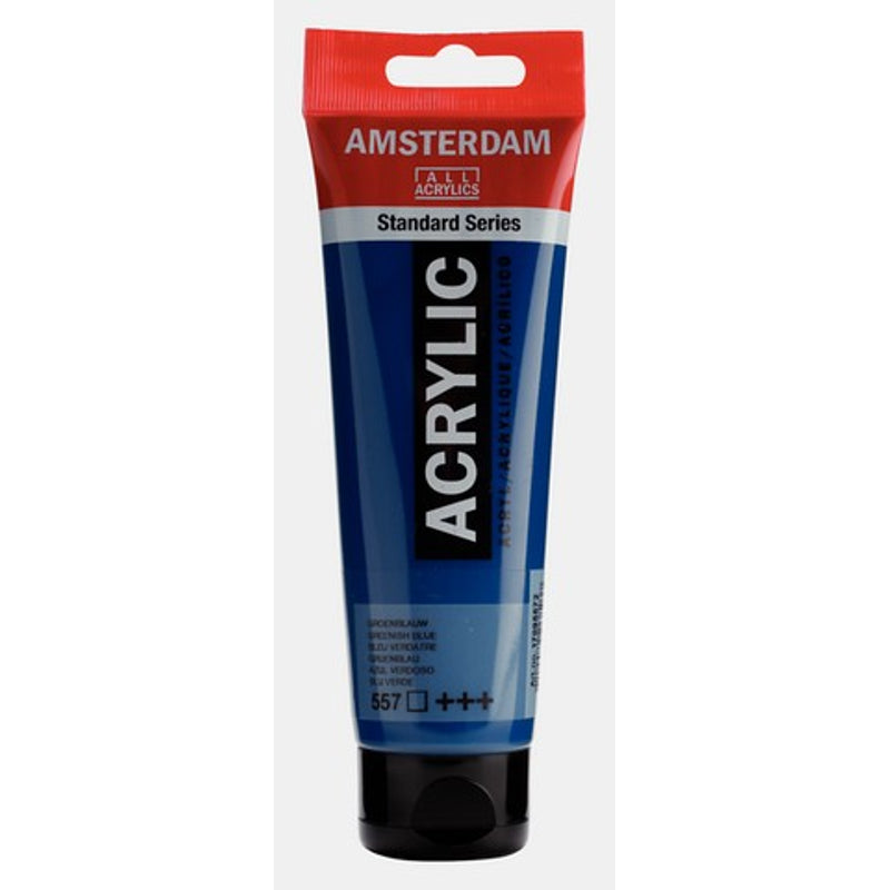 Amsterdam Standard Series acrylic paint – Green Blue 557, 120 ml tube