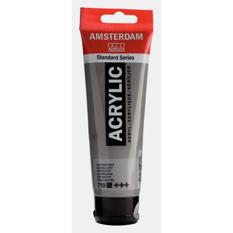 Amsterdam Standard Series acrylic paint – Neutral Grey 710, 120 ml tube