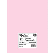 Cardstock 8.5x11" Single Colour 25pks