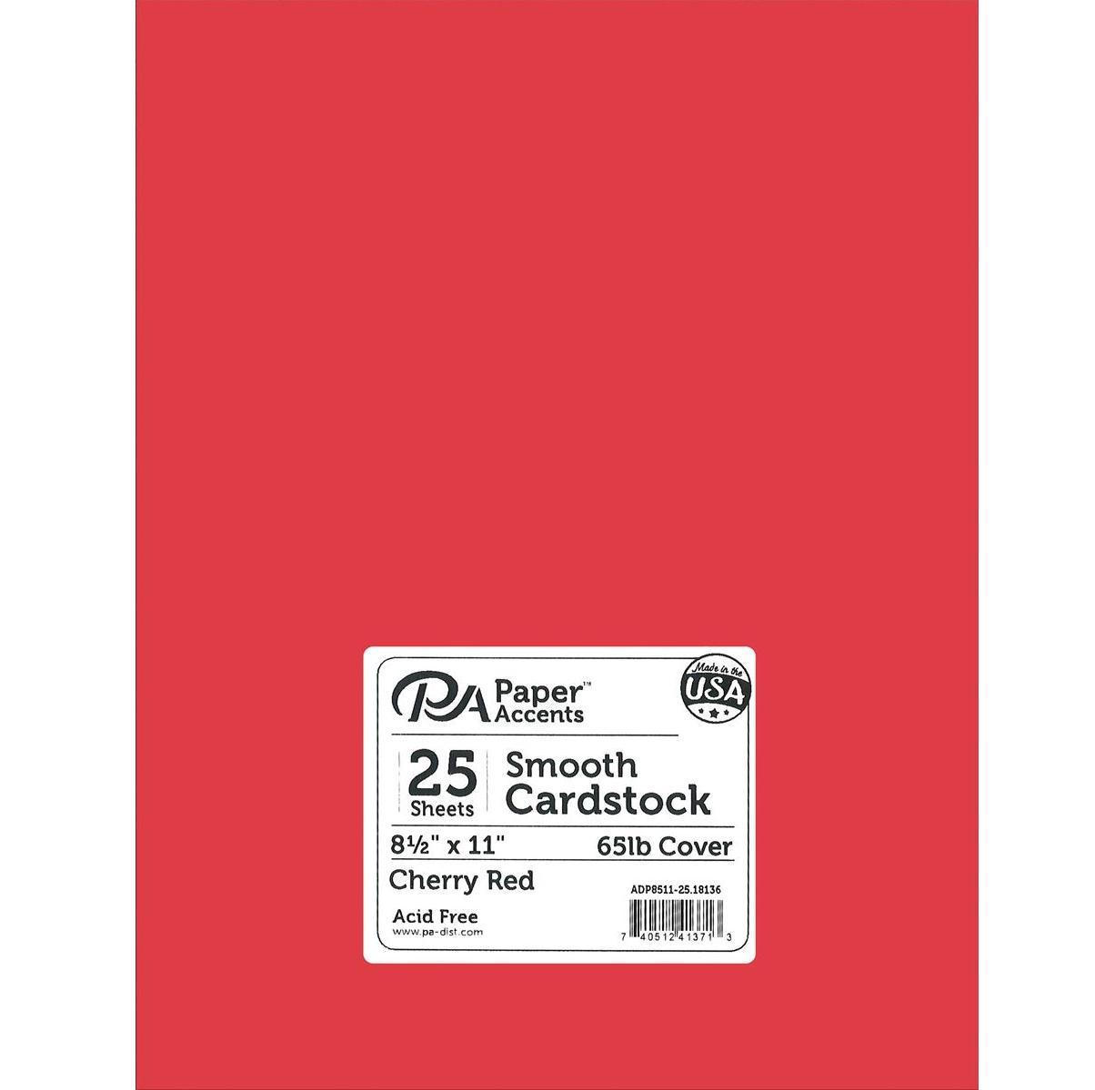 Cardstock 8.5x11" Single Colour 25pks