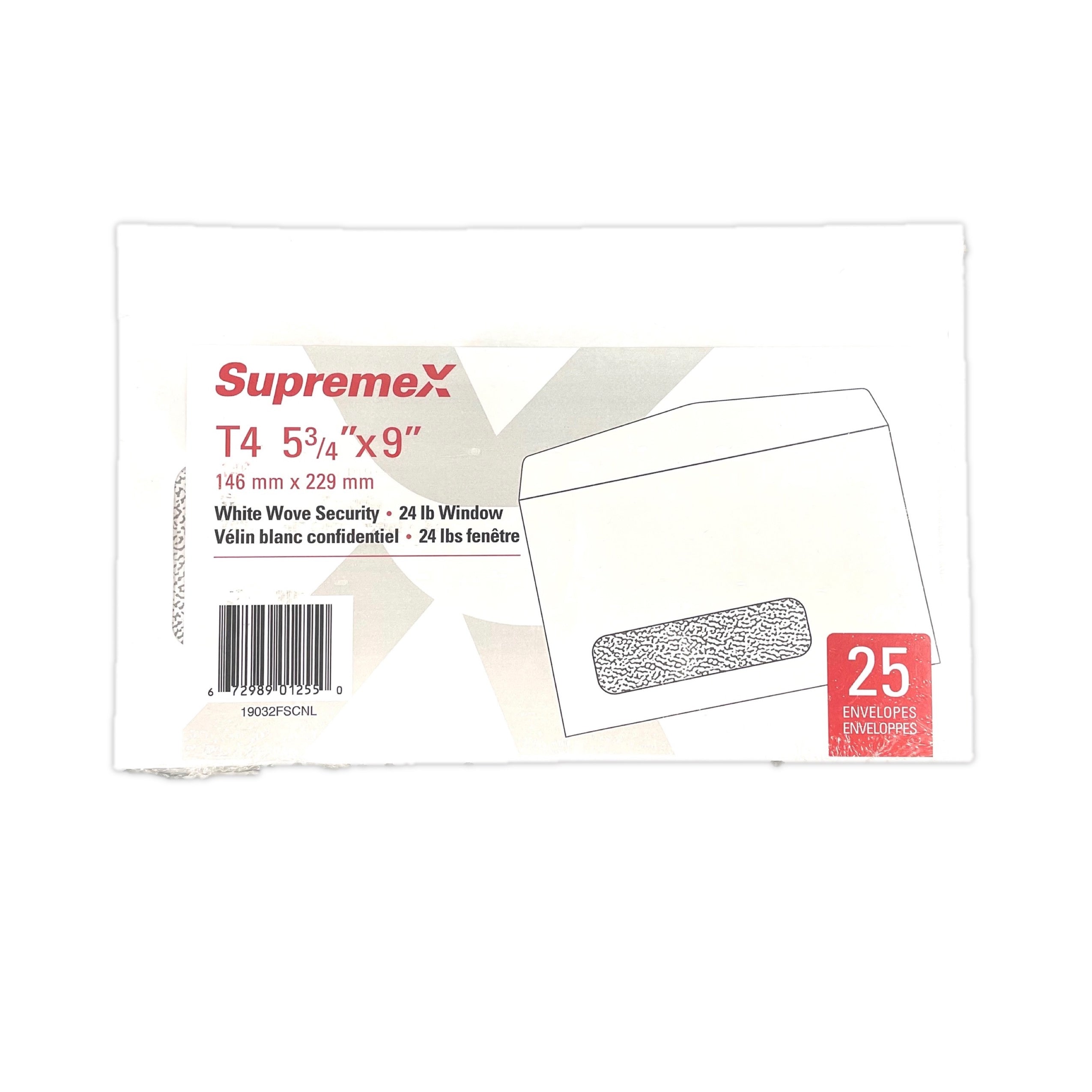 Single Window T4 Security Envelopes 25pk