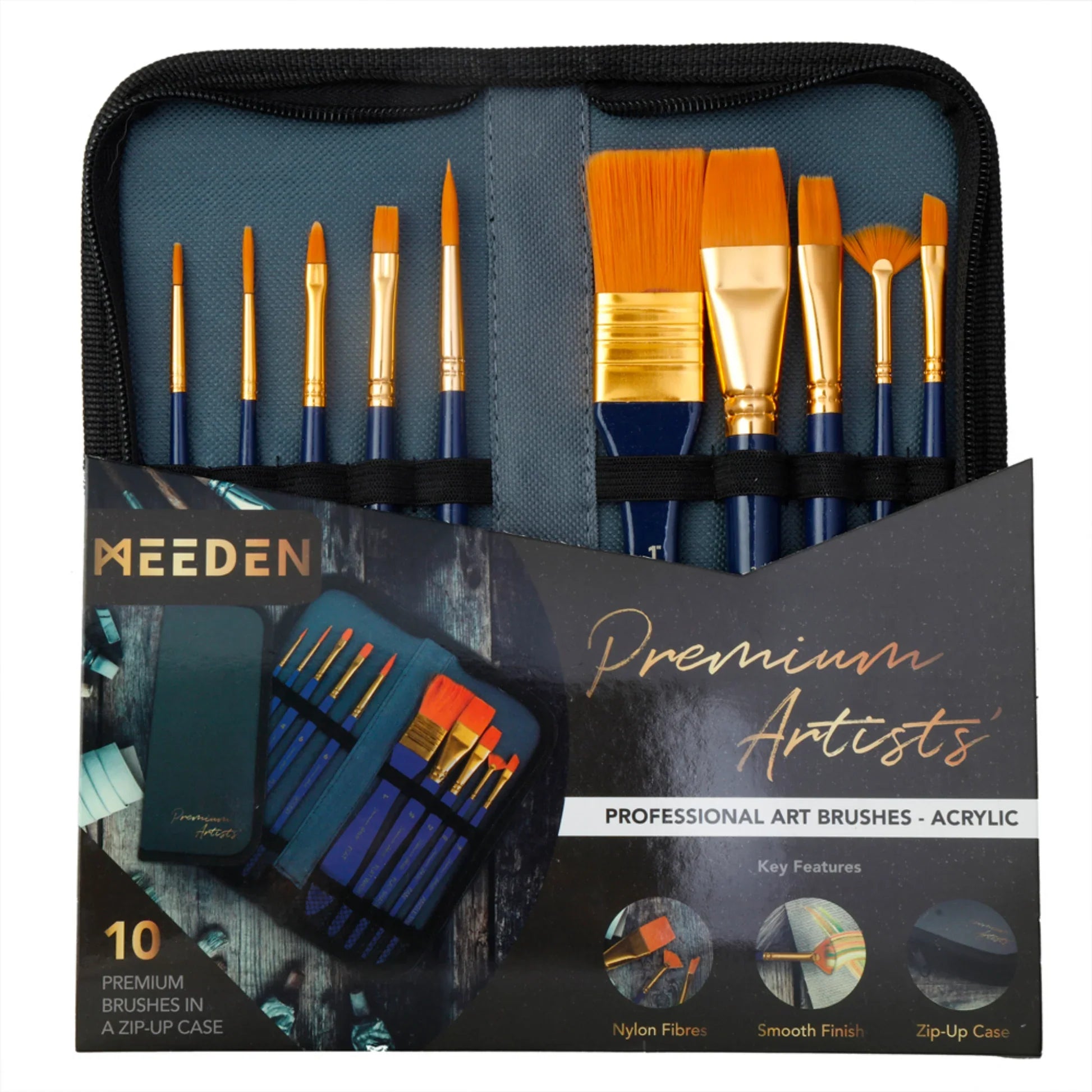 Brush 10pc Set & Wallet