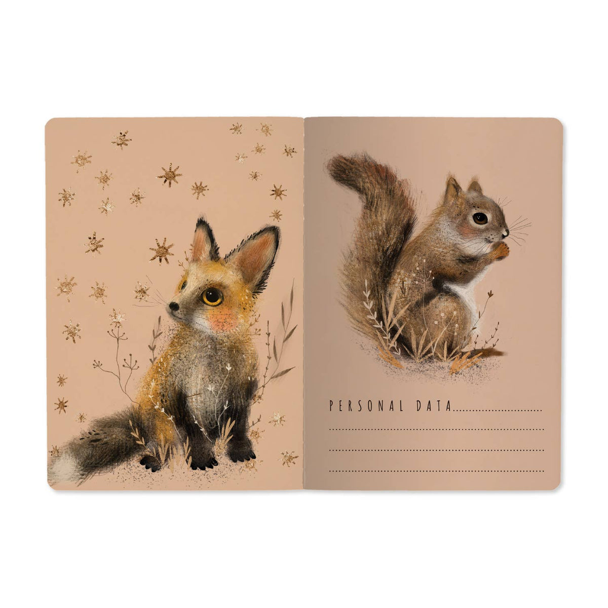 Bruno Visconti Bunnies lined notebook, view 2
