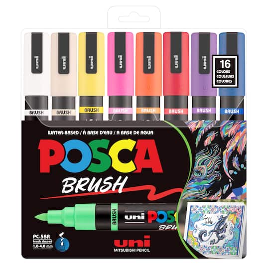 Posca Brush Marker Sets