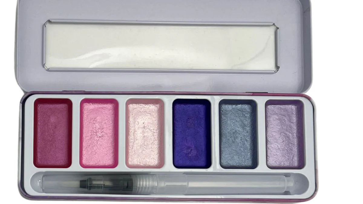 Deco Time Metallic Watercolour Sets