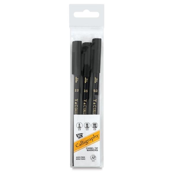Yasutomo Felt-Tip Calligraphy Pen 3-Set