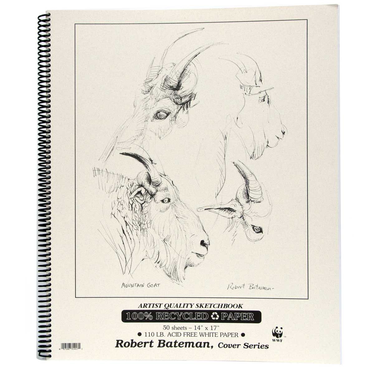 Robert Bateman Recycled Sketchbook, 110 lb Paper