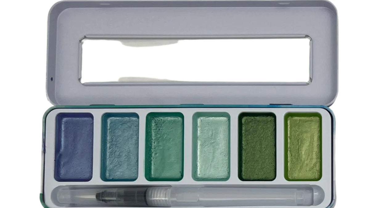 Deco Time Metallic Watercolour Sets