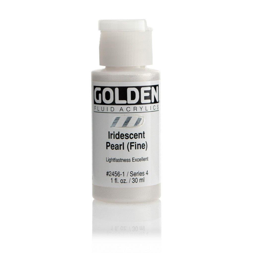 Golden Fluid Iridescent and Interference Colours