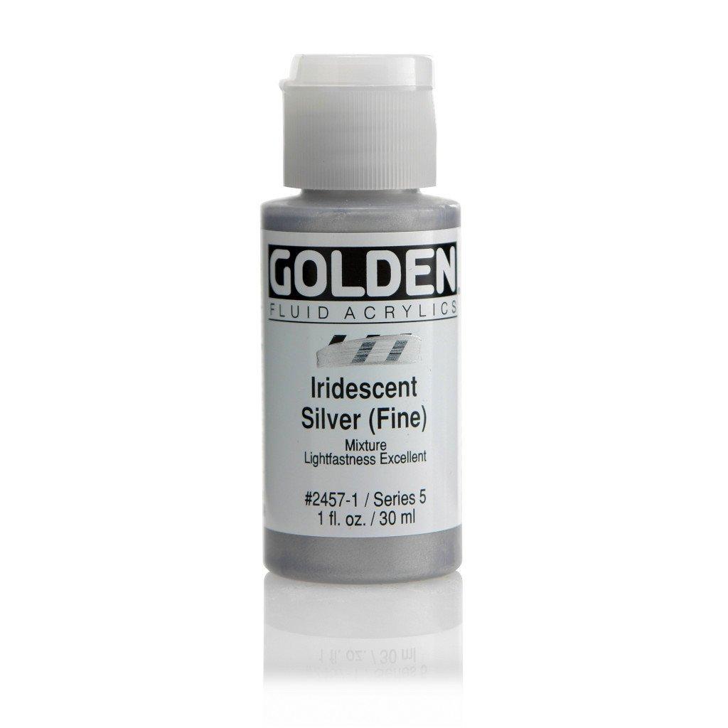 Golden Fluid Iridescent and Interference Colours